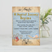 Invitation de Baby shower de l'Assistant personnal (Debout devant)