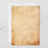 Invitation de Baby shower de l'Assistant personnal (Dos)