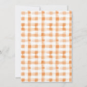 Invitation de Baby shower de Little Citrouille Boo (Dos)