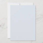 Invitation de Baby Shower de mariage avec un ruban (Dos)