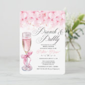Invitation de Baby Shower de mariage Brunch et Bub (Debout devant)