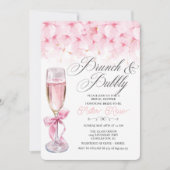 Invitation de Baby Shower de mariage Brunch et Bub (Devant)