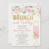 Invitation de Baby Shower de mariage Brunch et Bub (Devant)