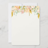 Invitation de Baby Shower de mariage Brunch et Bub (Dos)