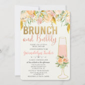 Invitation de Baby Shower de mariage Brunch et Bub (Devant)