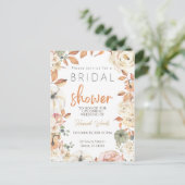 Invitation de Baby Shower de Mariage d'Automne (Debout devant)