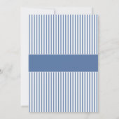 Invitation de baby shower de moustache de garçons (Dos)