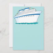 Invitation de Baby shower de navire saint personna (Dos)