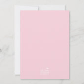 Invitation de baby shower de papillon (Dos)