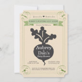 Invitation de baby shower de paquet de graine (Devant)