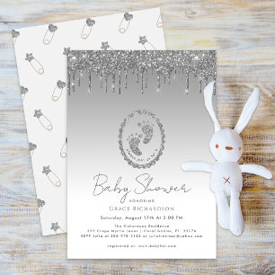 Invitation de Baby shower de Parties scintillant e