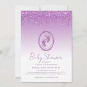 Invitation de Baby shower de Parties scintillant p (Devant)