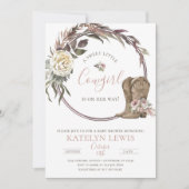 Invitation de Baby shower de pays de fille-fille (Devant)