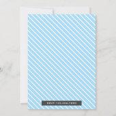 Invitation de Baby shower de petits moutons et d'a (Dos)