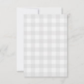Invitation de Baby shower de pingouin (Dos)