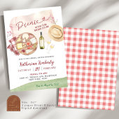 Invitation de Baby Shower de pique-nique
