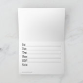 Invitation de baby shower de pirate (Intérieur)