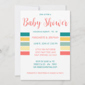 Invitation de Baby shower de plage (Devant)