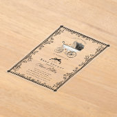 Invitation de Baby shower de Pram Whimsical (Poser)