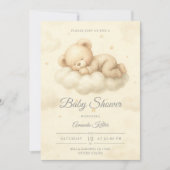 Invitation de Baby shower de rêve (Devant)
