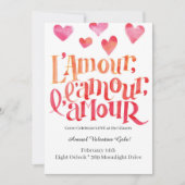 Invitation de Baby shower de Saint Valentin (Devant)