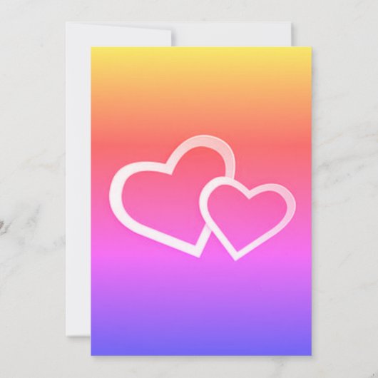 Invitation de Baby shower de Saint Valentin (Dos)