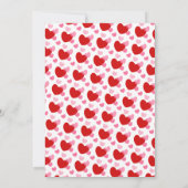 Invitation de Baby shower de Saint Valentin (Dos)