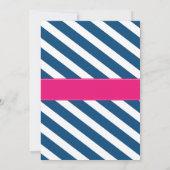 Invitation de baby shower de sirène ou de pirate (Dos)