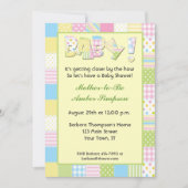 Invitation de Baby shower de surface composée Patc (Devant)