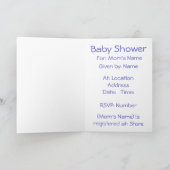 Invitation de baby shower de tétine de garçon de (Intérieur)