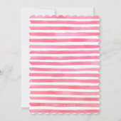 Invitation de baby shower de thé (Dos)