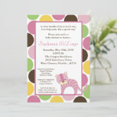 invitation de baby shower de tigre de la Reine de (Debout devant)