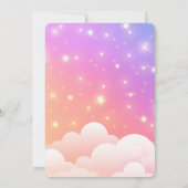 Invitation de Baby shower de Whimsical Hearts & Ra (Dos)