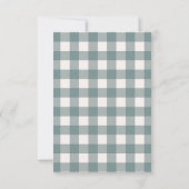 Invitation de Baby shower d'écume (Dos)