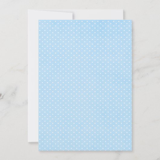 Invitation de baby shower d'éléphant (Dos)