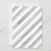 Invitation de baby shower d'éléphant de garçon (Dos)