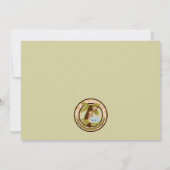 Invitation de Baby shower des animaux de la jungle (Dos)