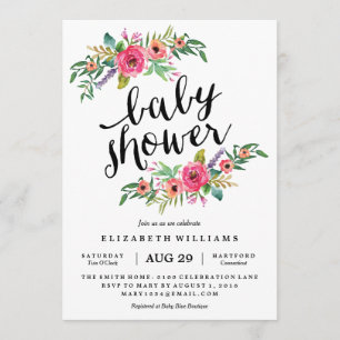 Invitation de Baby shower d'été la plus douce