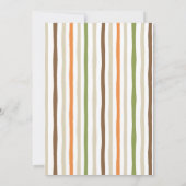 Invitation de Baby shower Dinosaure Jurassique sau (Dos)