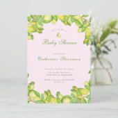 Invitation de baby shower Double Face pour Bébé Fi (Debout devant)