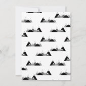 Invitation de baby shower d'ours pour des garçons (Dos)