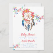 Invitation de baby shower Dream Catcher (Devant)