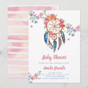 Invitation de baby shower Dream Catcher