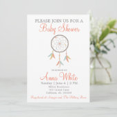 Invitation de Baby shower Dream Catcher (Debout devant)