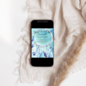 Invitation de Baby shower Dream Catcher Tribal Boh