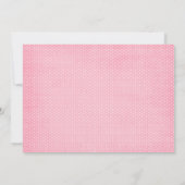 Invitation de baby shower du bébé Q (Dos)