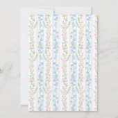 Invitation de Baby shower du grand-millénaire (Dos)