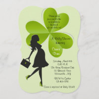 Invitation de baby shower du jour de St Patrick