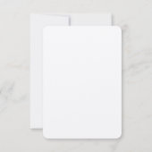 Invitation de baby shower Editable Une Petite Fleu (Dos)