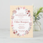 Invitation de Baby Shower éditables '012 Copper Wi (Debout devant)